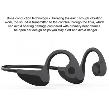 

earphone Z8 Wireless Bone Conduction Earphones Waterproof Bluetooth 5.0 Headset Earphones