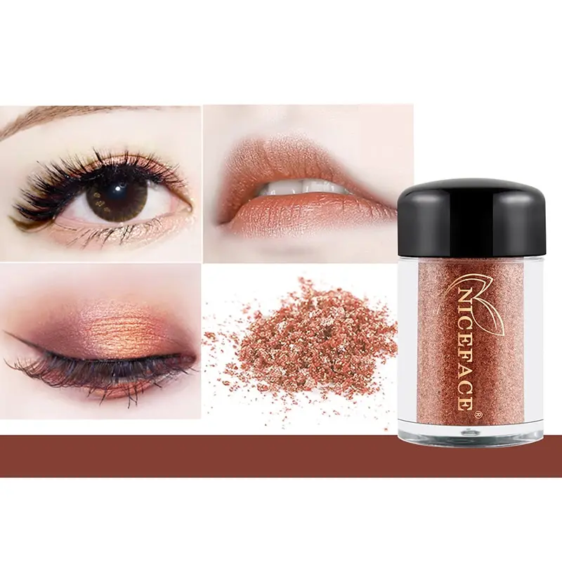 NICEFACE Pro Блестящие тени для макияжа сверкающий косметическая пудра Shimmer косметика