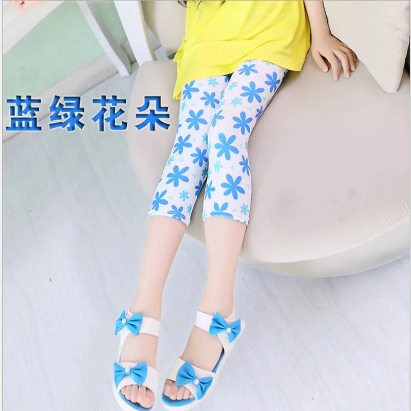 2018 Summer Baby Children Girls Printing Flower Print Legging Toddler Classic Leggings Girl Long