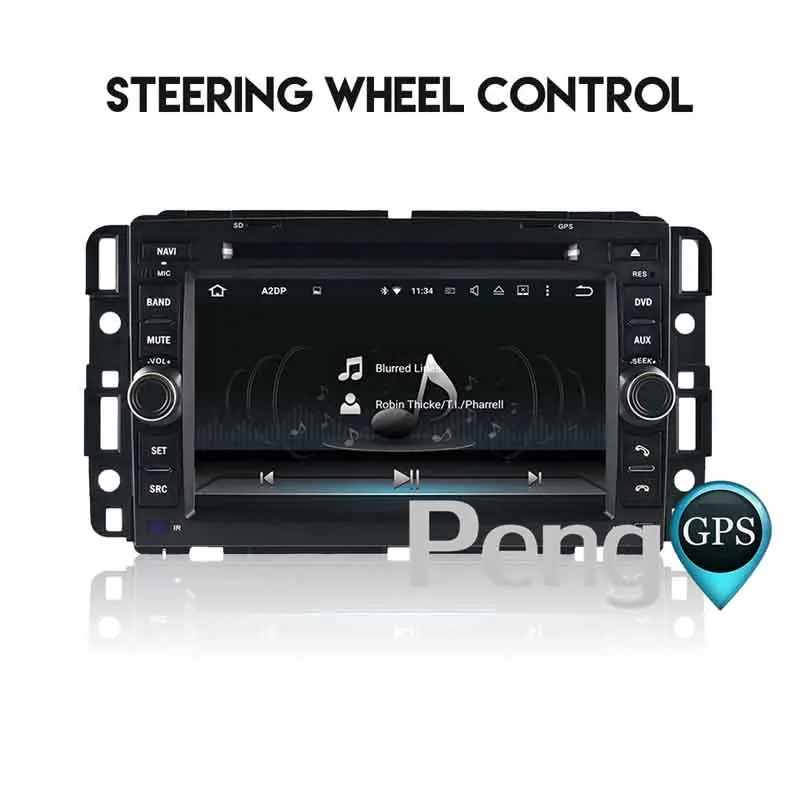 Восьмиядерный CD DVD плеер 2 Din стерео Android 8,0 Автомагнитола для HUMMER H2 2008-2011 gps навигация Авторадио головное устройство wifi FM