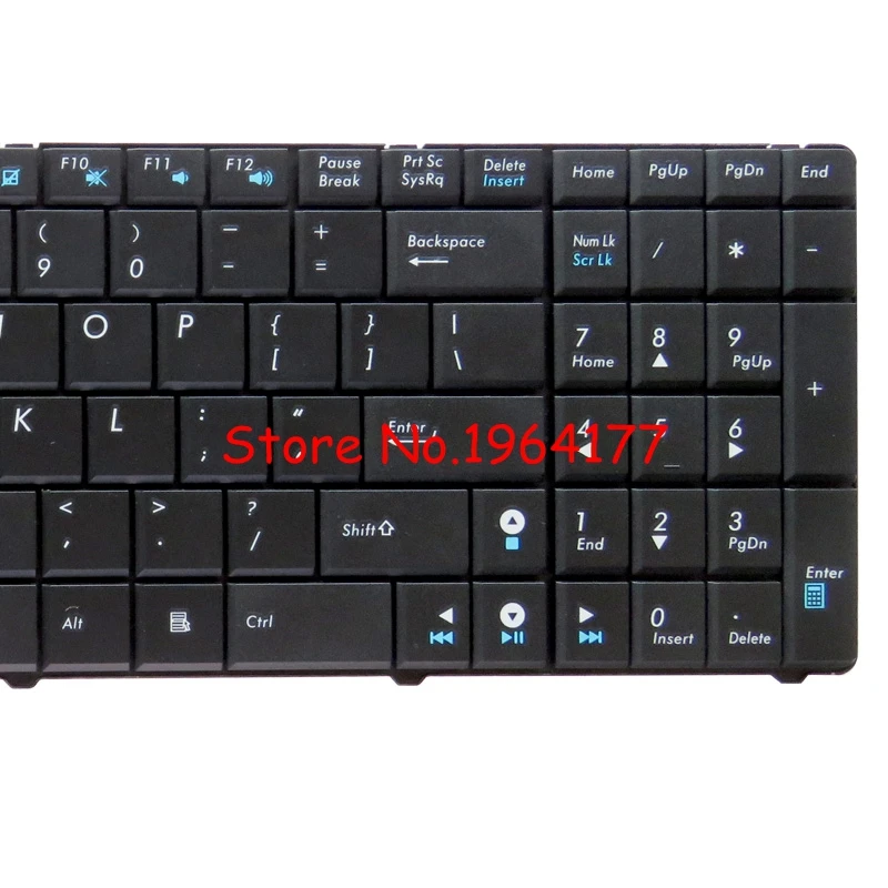  English US laptop Keyboard for ASUS P50 P50IJ P50IJ-A1B P50IJ-X1 P50IJ-X2 P50IJ-X3 NSK-UGQ01 04GNVK