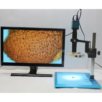 

Industrial Microscope Camera VGA USB AV Three Output Interface+300*400mm Precision Trim Base+200X Fine-tuning Lens Hold Bracket