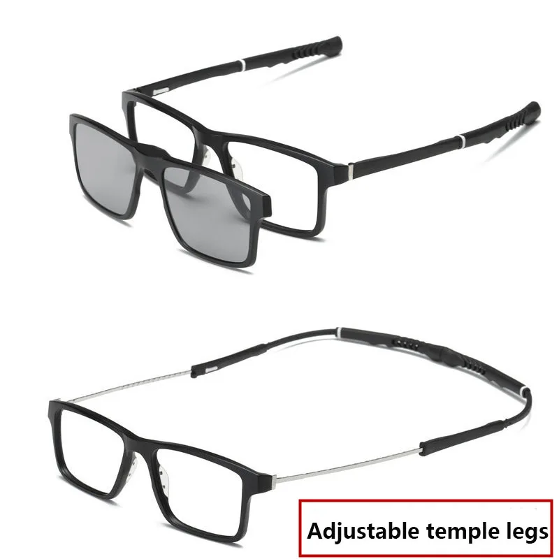 US $27.59 Bclear Sports Leisure Optical Frame ClipOns Unisex Myopia Spectacle Eyeglasses Polarized Sun Lens Night Vision Magnet Clip On