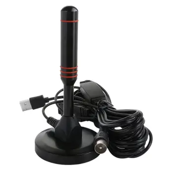 

Portable Size 25DB 1080P Antena Digital HDTV Antenna Indoor Signal Flat TV Antenna Receivers With USB TV Tuner