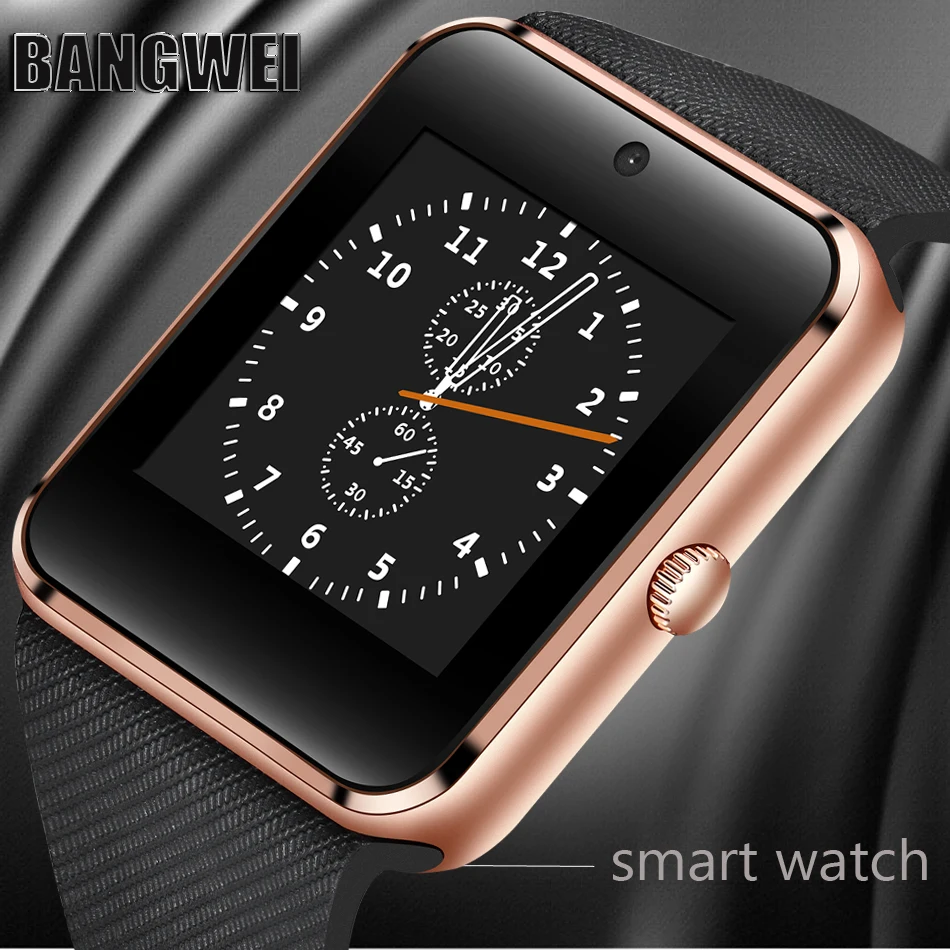 Бренд BANGWEI умные часы мужские фитнес спортивные Смарт часы Поддержка SIM TF карты Bluetooth информация напоминание электронные часы
