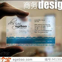 Визитная карточка по индицидуальному заказу печать Пластик прозрачный/белыми чернилами ПВХ Бизнес карты односторонний печать 500 шт./лот № 2026