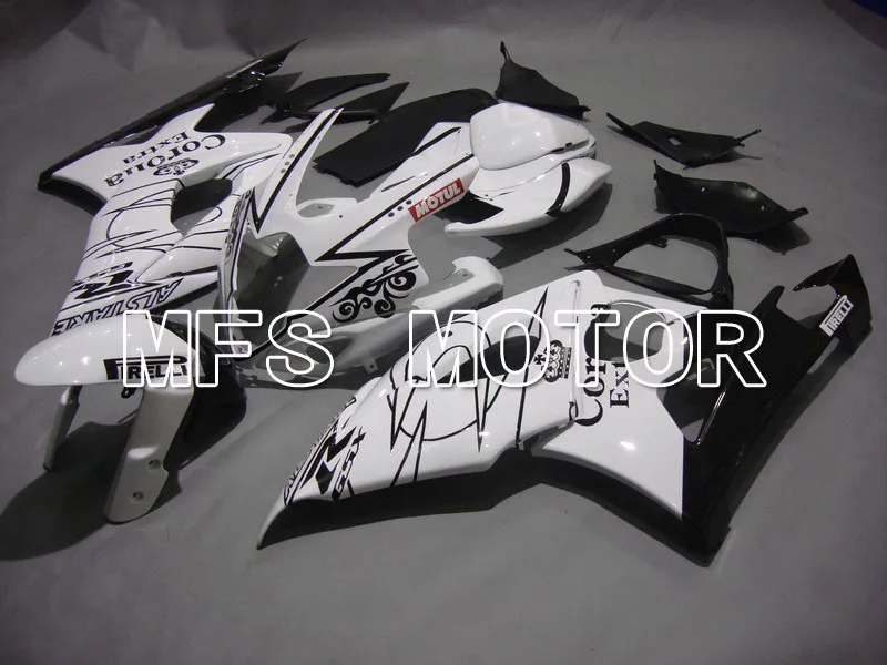 

For Suzuki GSXR 1000 K5 2005 2006 Injection ABS Bodywork Fairing Kits GSXR1000 K5 05 06 - Corona - White/Black