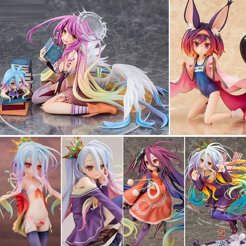 

Anime figure Life No Game No Life Shiro Nendoroid 653# Game of Life Painted scale PVC action figure character model