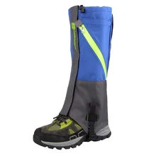 Nuevo 2 Unids 2 Capas Impermeable Acampar Al Aire Libre Senderismo Nieve Polainas Pierna Para Patín Esquí Al Aire Libre Para Caminar Shin Pierna Proteger equipo