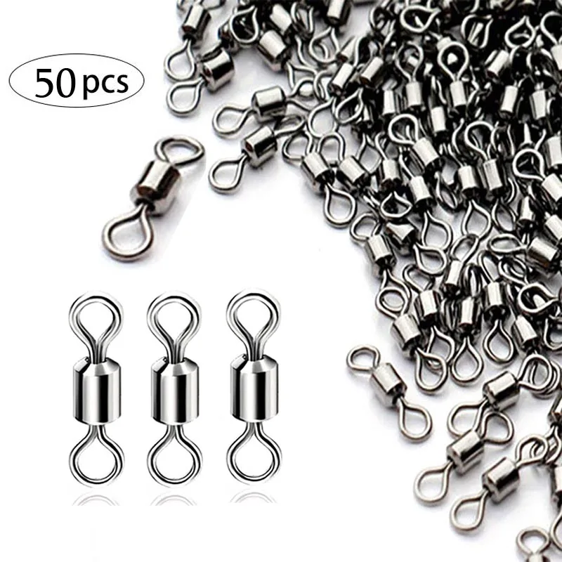 50Pcsbag Fishing Swivel Barrel Solid Rings Stainless Steel Hooks Connector Ocean Boat huismerk kopen in de aanbieding 50Pcsbag Fishing Swivel Barrel Solid Rings Stainless Steel Hooks Connector Ocean Boat huismerk kopen in de aanbieding