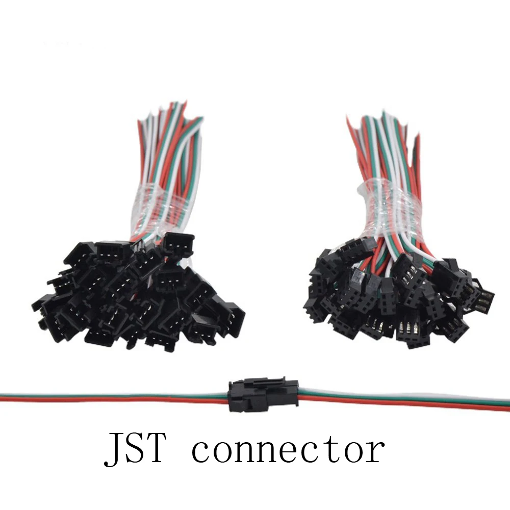 5 шт. ws2812 ws2811 ws2812b 3pin 10 мм RGB СВЕТОДИОДНЫЕ коннекторы зажимы аксессуары женский