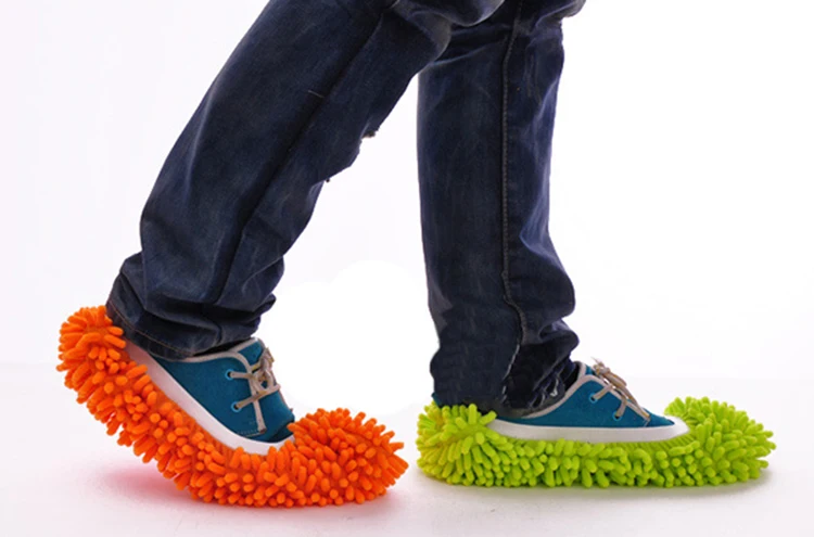 2 PC Multifunctional Slipper Shoe Covers Lazy Clean Slippers Household Tools?