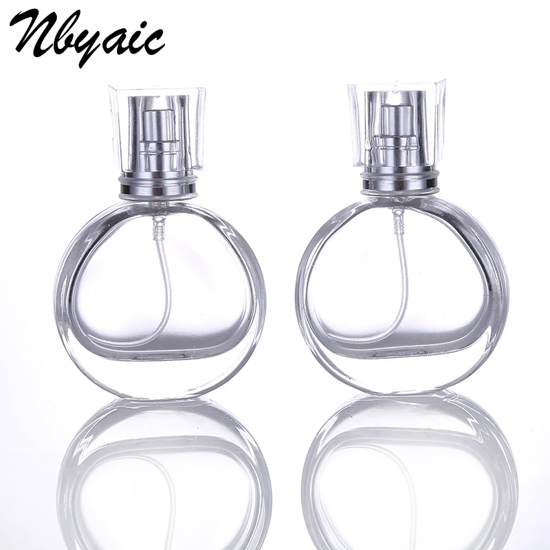 Nbyaic1Pcs25ml хрустальный флакон для духов, мини портативный дорожный флакон для духов, распылитель пустых флаконов, анодированный алюминиевый распылительный насос