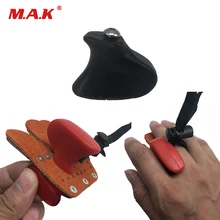 אביזרי חץ וקשת Recurve קשת אצבע להגן על אצבע קליפ גומי החלפת חלקי ספורט משמר קליפ לציד ירי(China)