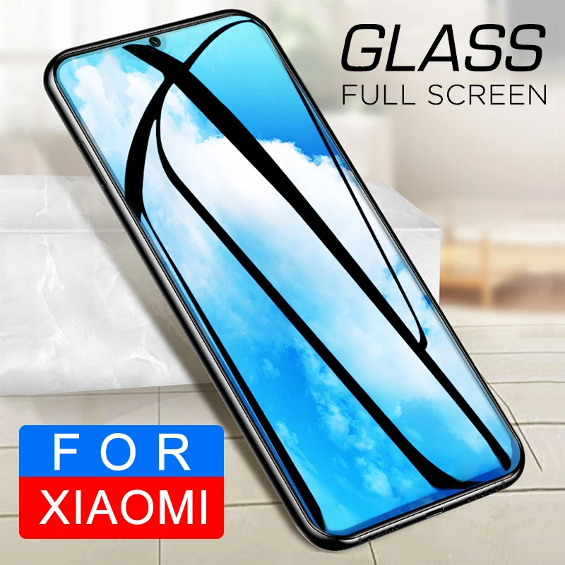 Закаленное стекло для экрана Xiao mi Red Note 7 6 3 Pro 6A S2 полное покрытие пленка Xiaomi 9 9se 8 A2