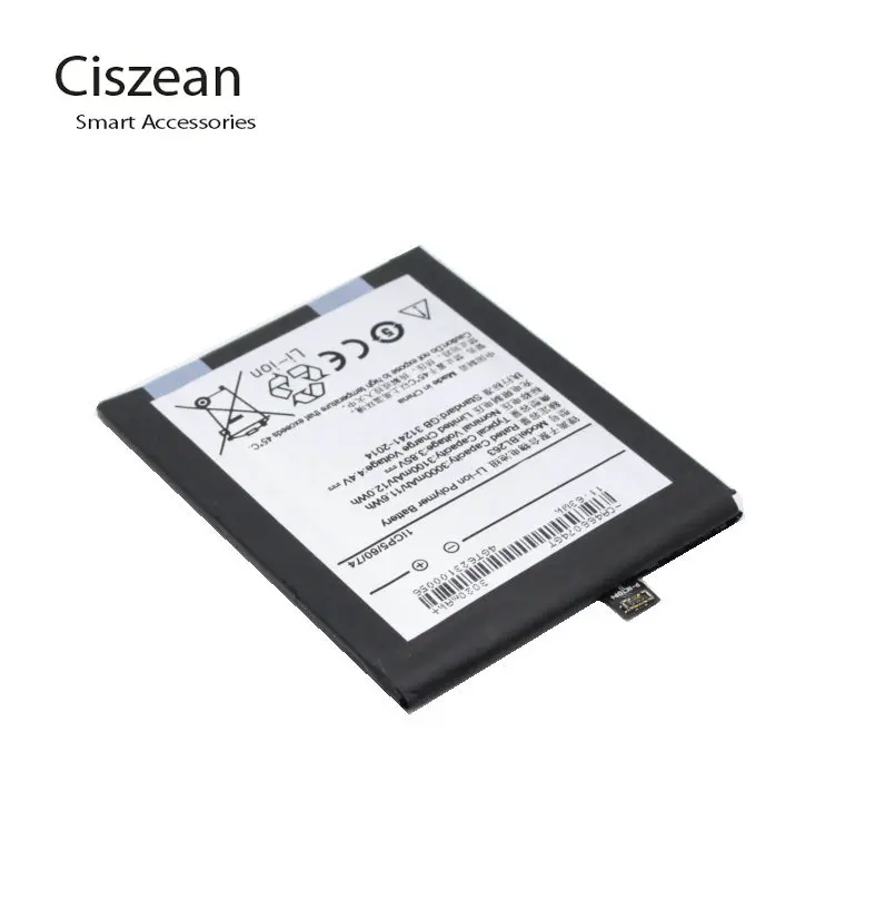 

Ciszean 20Pcs/lot 3100mAh 12.0wh BL263 Battery Replacement Smartphone For Lenovo ZUK Z2 PRO batteries