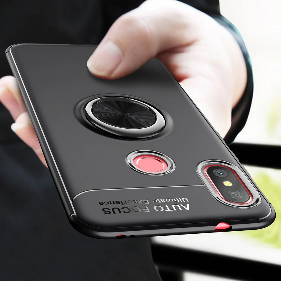 

KOLPLER Cover For Xiaomi A2 Lite Case 360 Protection Soft Silicone Car Holder Magnetic Phone Case For Xiaomi Redmi 6 Pro Capa