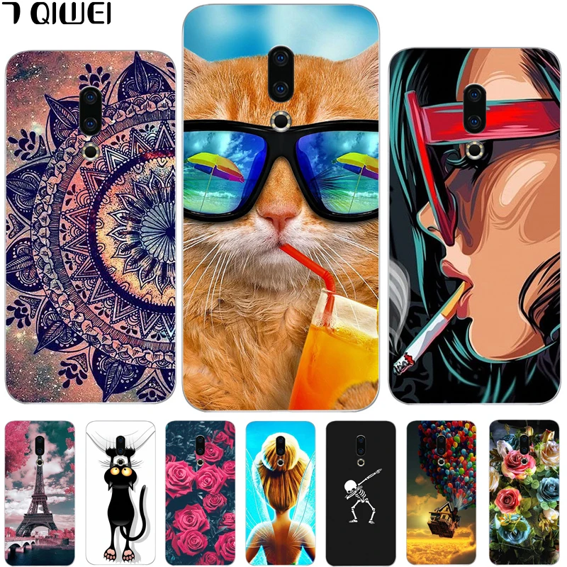 

6.0'' Funda For Meizu 16X Case Silicone Soft TPU Phone Case For Meizu 16X Case Cover For Coque Meizu 16 X Painting Slim Fashion