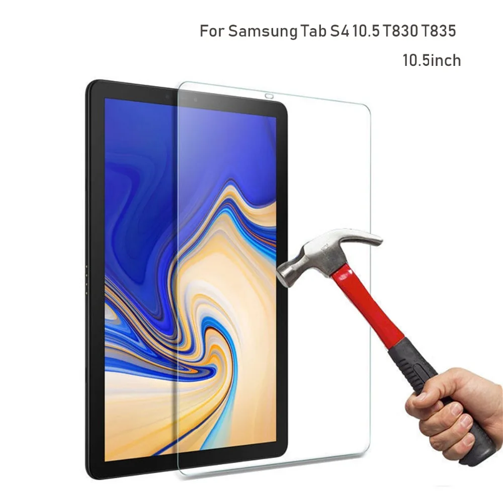2.5D закаленное Стекло для Samsung Galaxy Tab S4 10,5 SM-T830 SM-T835 10,5 дюймов защита экрана планшета пленка Стекло крышка с уровнем твердости 9 H