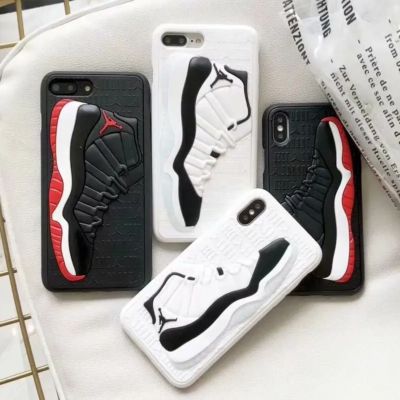 3D Jordan Shoes Mobile Phone Cases For Apple iPhone 6 6s plus iPhone 7