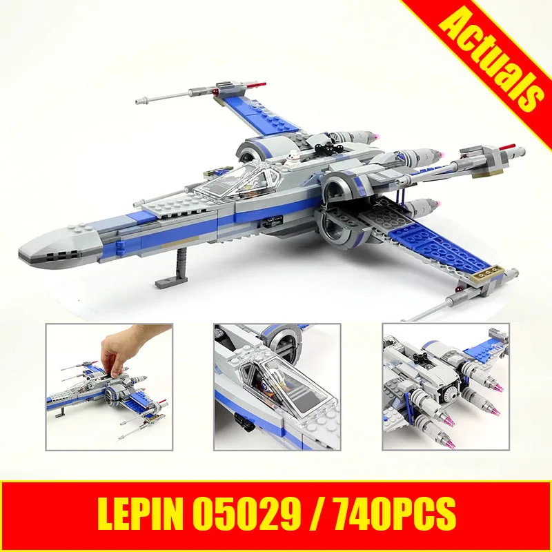 LEPIN 05029 Star First Order Poe s X Fighter wing building blocks X Star wing PLAN