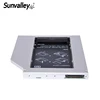 Sunvalley 12.7mm Universal Aluminum Alloy 2nd HDD Caddy IDE to SATA 2.5