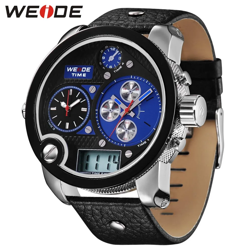 Лучшие продажи WEIDE брендовые Модные мужские спортивные часы с большим