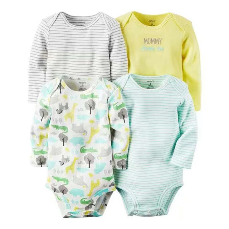 Brandwen New Top Baby Clothing Cotton Long Sleeve Buddhist Monk Serve Climb Clothes 4pcs/set For