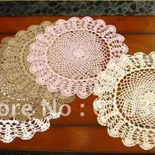 Хлопок ЦВЕТАСТАЯ Салфетка ручное вязание крючком подстаканник, подстаканник, подстаканник 38 см X 38 см 10 шт./партия CD0011