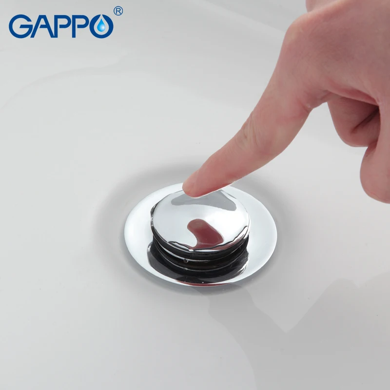 Слив GAPPO слив для ванной комнаты без перелива стопор раковины раковины|sink drain|bathroom