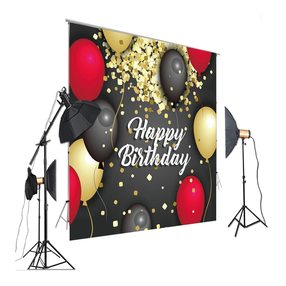 Huayi Photography Backdrops Happy Birthday Photography Backdrops