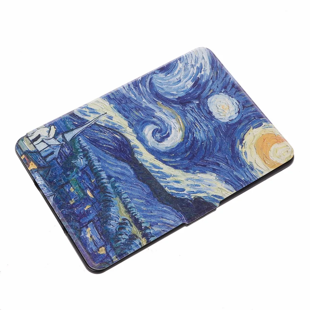 1Pc Slim Faux Leather Folio Flip Case Protective Shell Skin Cover Auto Sleep/Wake For Kindle Paperwhite 1/2/3 6 Inch
