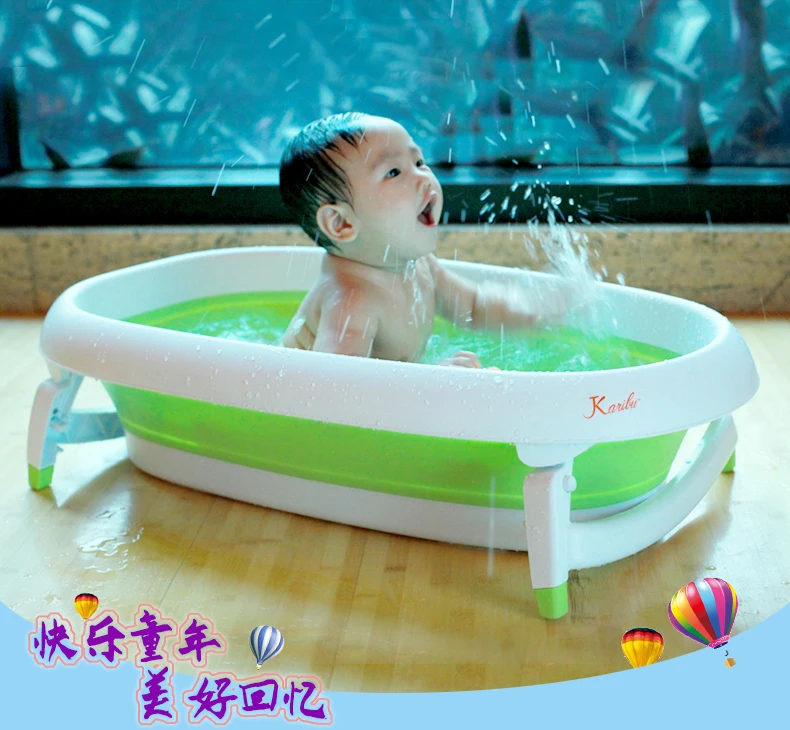 Сильный Дизайн складные детские Для ванной ванне для малышей Детские Портативный Одежда заплыва poolplastic Портативный Для ванной ванны Для ванной складной ванна детская