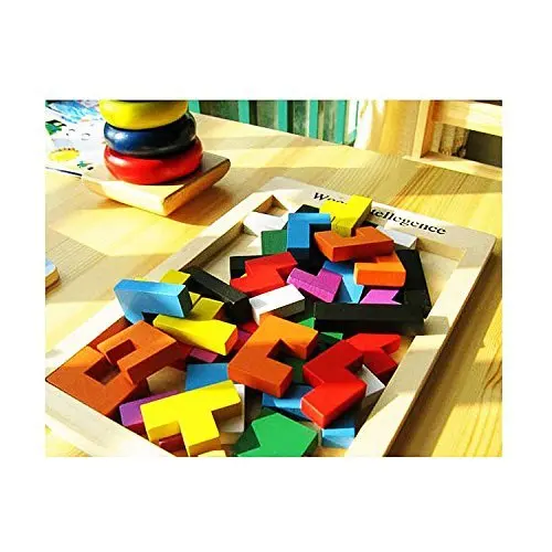 YiTao (TM) деревянная Tangram Jigsaw Tetris Puzzle Toy обучающая игра (40 шт.)|toy lipstick|toys heroestoy box the game |