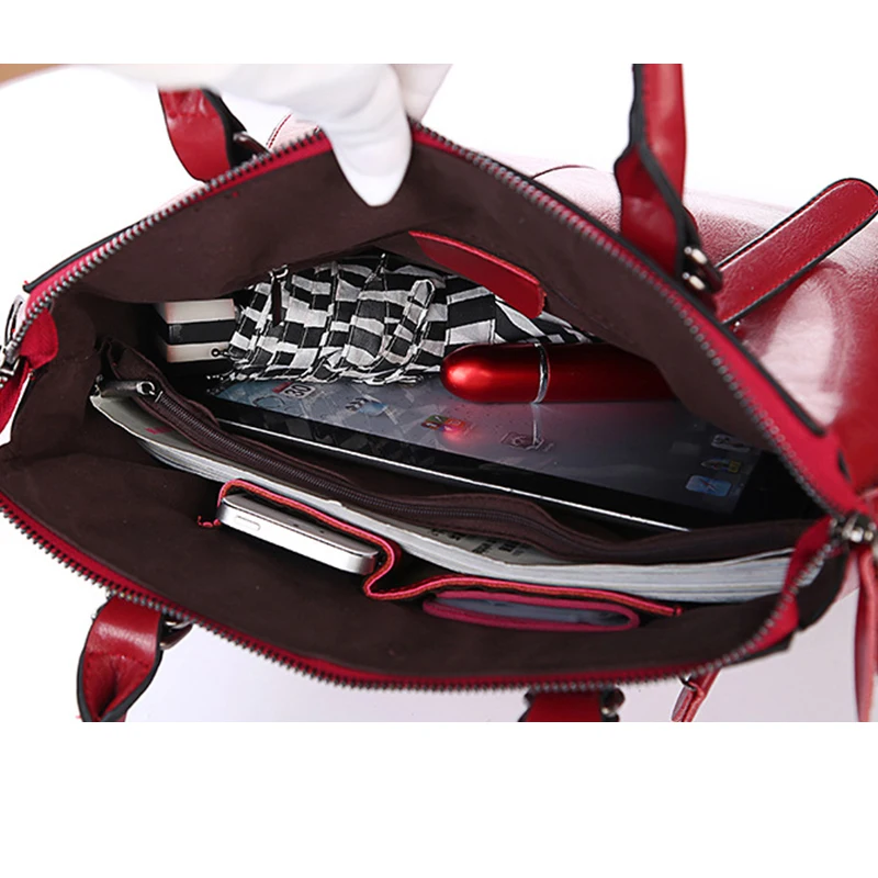 Сумка тоут женская из натуральной воловьей кожи|messenger bag|bag businessbusiness bag |