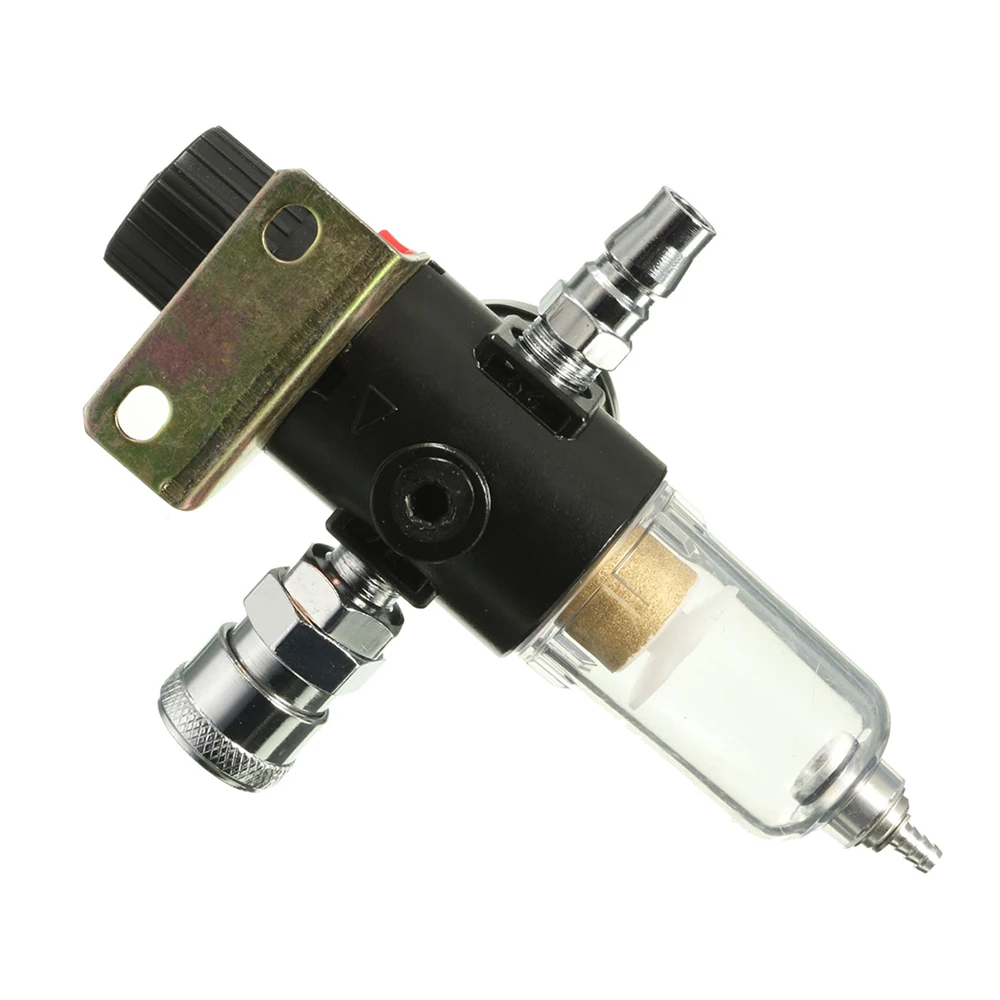 1/" 30-120PSI воздушный компрессор фильтр 40 микрон сепаратор воды ловушка Набор инструментов с регулятором датчик светильник фильтр для веса