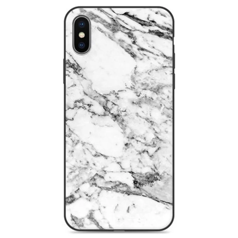 Крышка корпуса ля iphone X с изображением деревянного камня мягкий чехол для