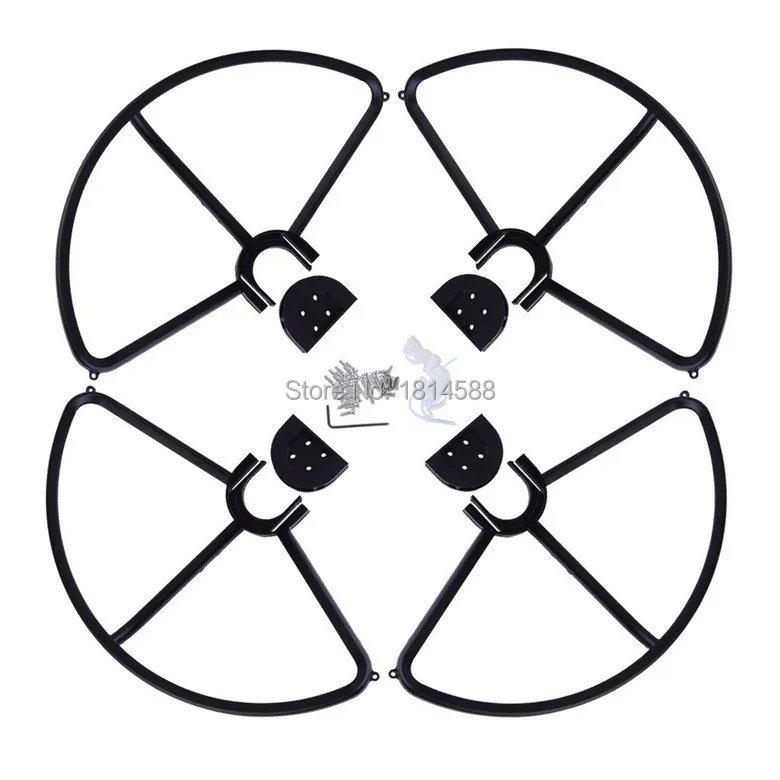 Dji Phantom 3 Phantom 2 Phantom 1 Lama Dell'Elica Anello Protettivo Nero Anello Di Protezione Manicotto Protettivo