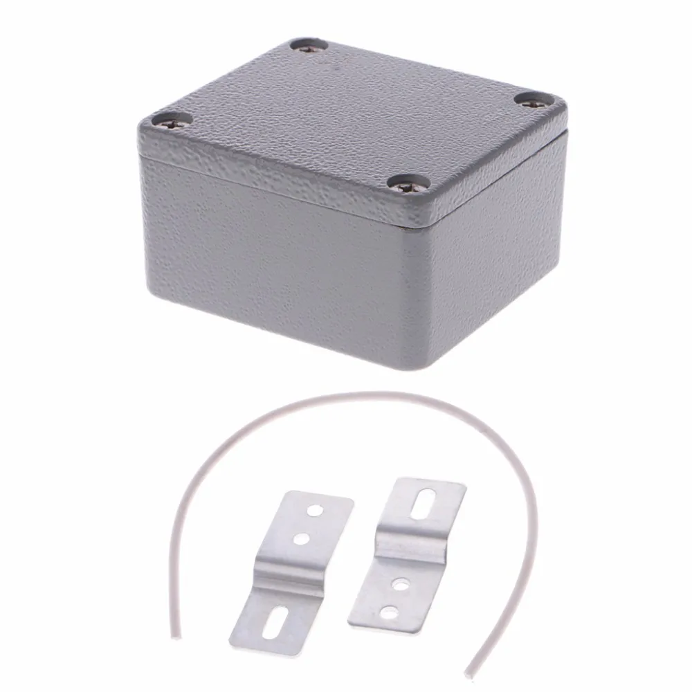 

Sealed Die-Cast Aluminum Enclosure Case Junction Box 64x58x35mm LxWxH IP67 Junction Box