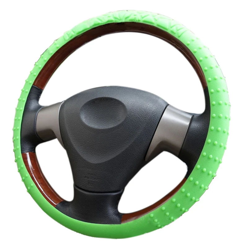 1pcs Universal Silicone Steering Wheel Cover Case for 15 inch (38CM) Steering Wheel protector