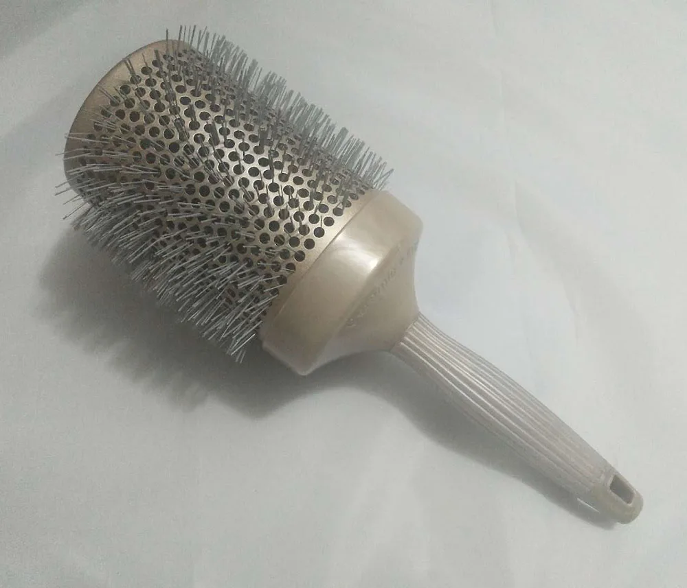 

1 Piece 80MM Round Hair Brush Ceramic Plastic Hairdressing Styling Brush GIC-HB5003 Free Shipping