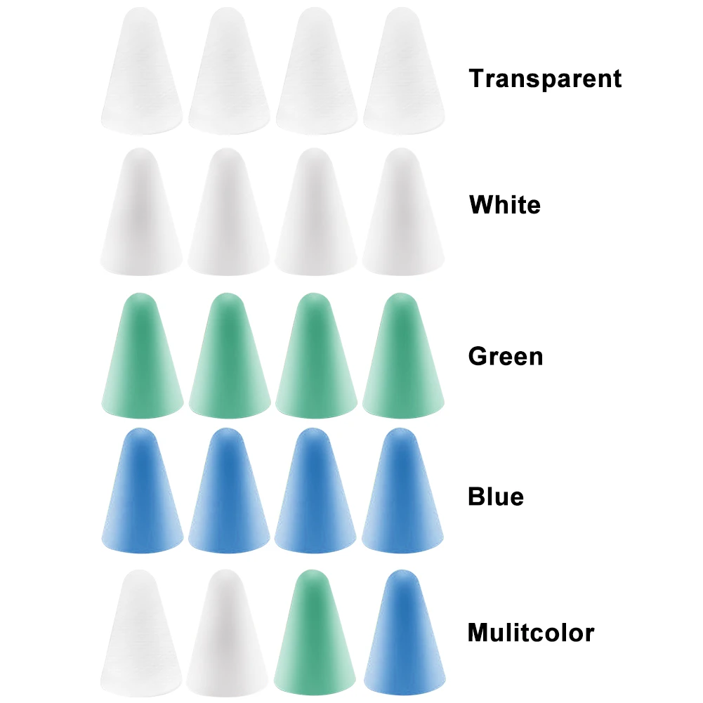 4 шт. немой Универсальный Сменный колпачок для наконечника нескользящий твердый силикон Защитный Прочный против царапин для Apple Pencil 1st 2nd
