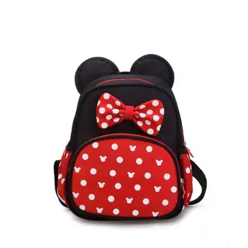 

New Fashion Cartoon Kindergarten Backpack Children Mickey School Bags Minnie Backpack For Boys Girls Schoolbags Satchel