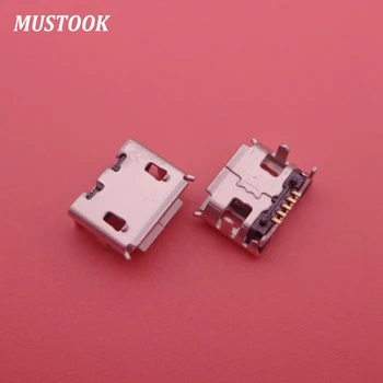 

100PCS/LOT micro mini 5P 5Pin USB jack socket connector 4 foot DIP BIG Ox horn