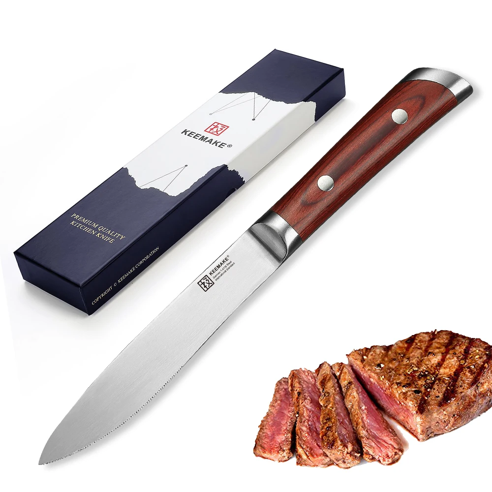 KEEMAKE Chef Knife 5.5" Steak Knife Kitchen Knives High Carbon German 1