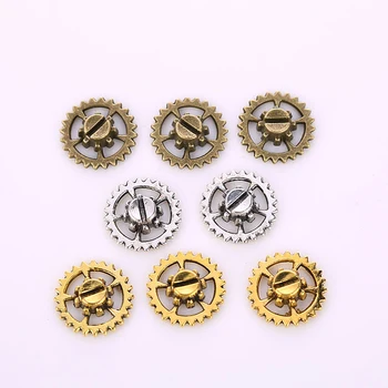 

Vintage Metal Gear Pendant for Jewelry Making Fashion Handmade Accessories DIY Classic Gears Charms for Jewelry