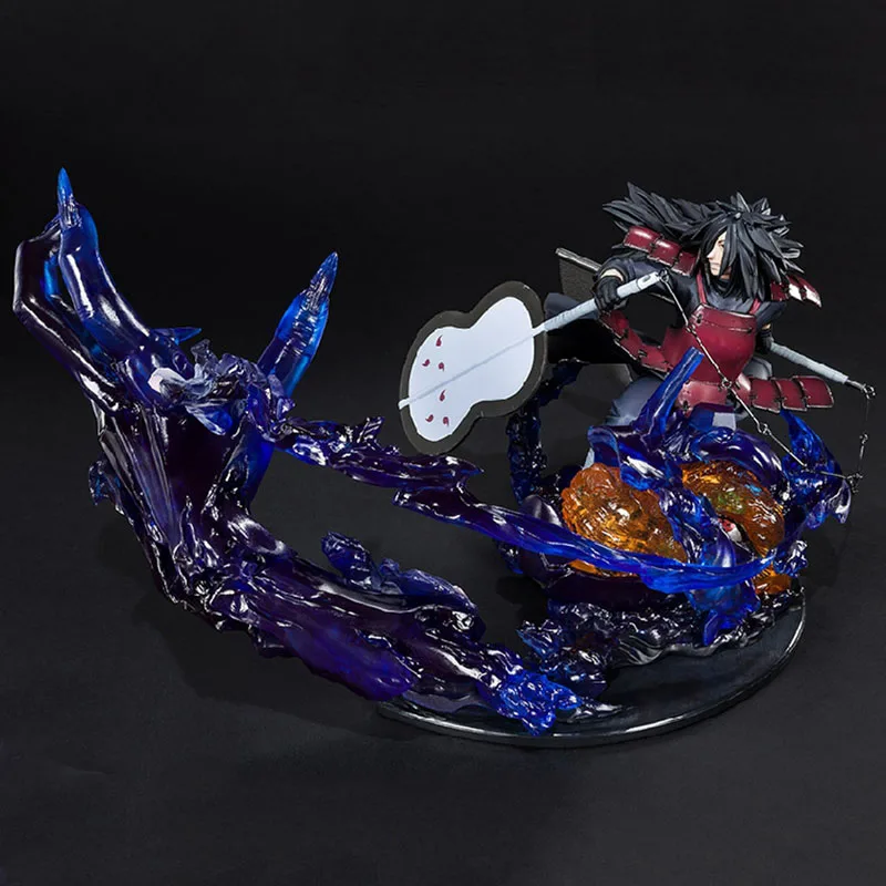 Новый Наруто ПВХ фигурку Zero Uchiha Madara Susanoo tempetuous God of Valour Yubu no Aragami Коллекция Модель