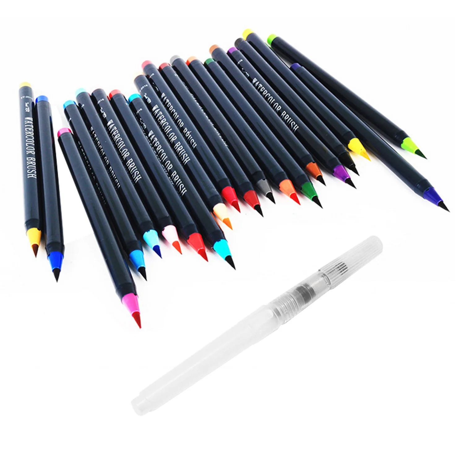 20 шт Ассорти цветов акварельные кисти чернила для ручек живопись товары для рукоделия для детей студентов художников манга комикс каллиграфия