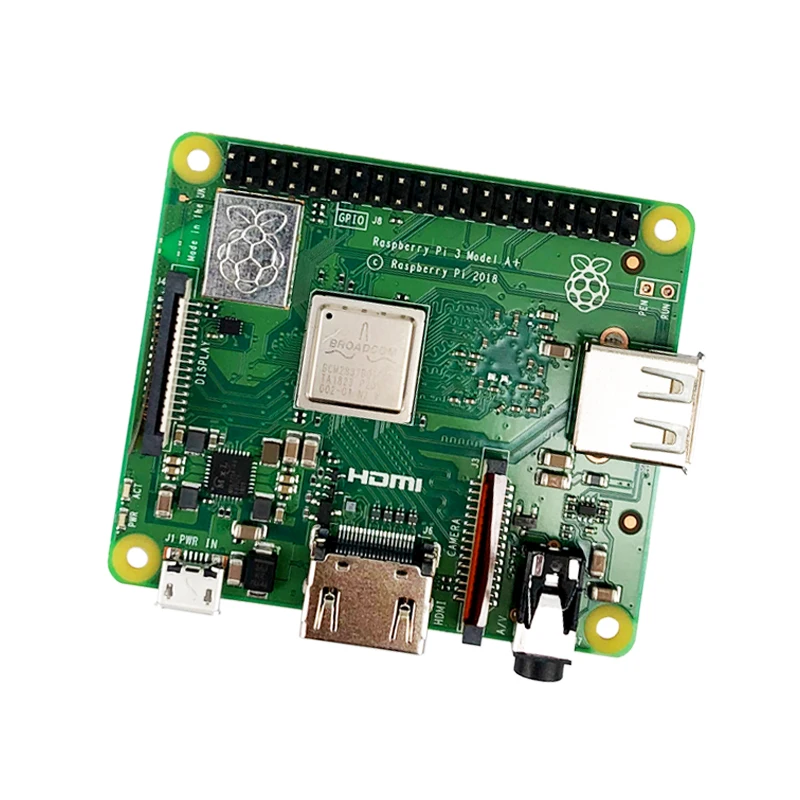 Новый Raspberry Pi 3 Model A + Plus 4 ядерный процессор BMC2837B0 512M RAM 3A с Wi Fi и