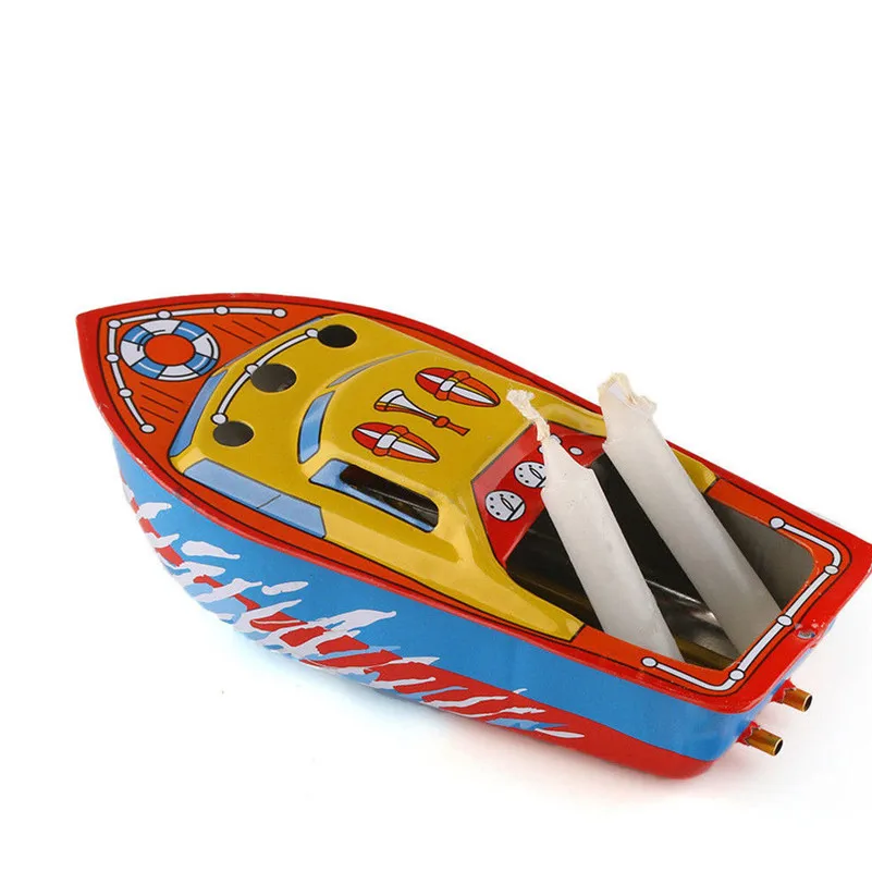 Винтажная лодка Паровая Powerd коллекционная игрушка лодка обучающая переработка Ретро отправка корабль лодка Коллекционная оловянная